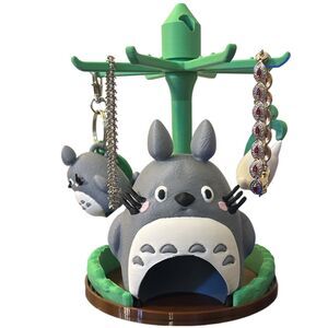 My Neighbor Totoro  Rotating Jewelry Holder Organizer Stand Anime 3D Printed